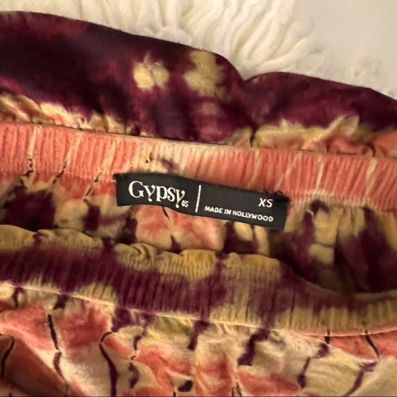 Stunning Gypsy 05 Tie Dye Maxi Skirt, Sz Xs - Picture 2 of 5